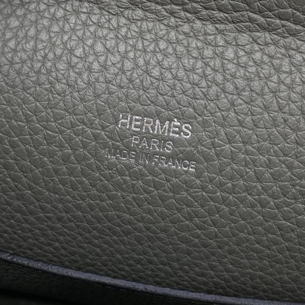 HERMES エルメス ヴィドポッシュ ブルーラン/ミント/ホワイト トゴ シルバー金具 2513452 エルメス メンズ ショルダーバッグ - 画像 (9)