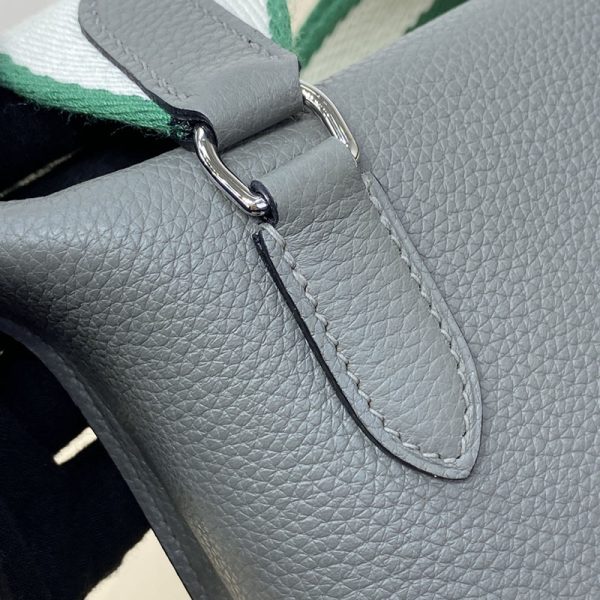 HERMES エルメス ヴィドポッシュ ブルーラン/ミント/ホワイト トゴ シルバー金具 2513452 エルメス メンズ ショルダーバッグ - 画像 (6)