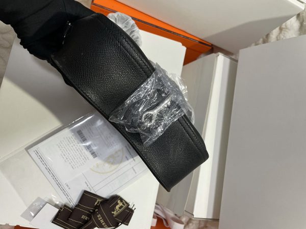 HERMES エルメス デッラ・カヴァッレリア 黒 ブラック ヴォーエプソン シルバー金具 2513490 デッラカヴァッレリア 定価 - 画像 (8)