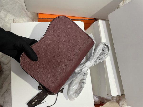 HERMES エルメス デッラ・カヴァッレリア ルージュアッシュ ヴォーエプソン ゴールド金具 2513491 デッラカヴァッレリア 定価 - 画像 (5)