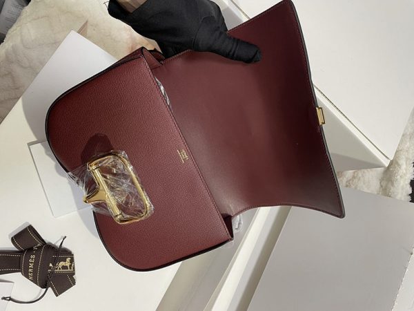 HERMES エルメス デッラ・カヴァッレリア ルージュアッシュ ヴォーエプソン ゴールド金具 2513491 デッラカヴァッレリア 定価 - 画像 (4)