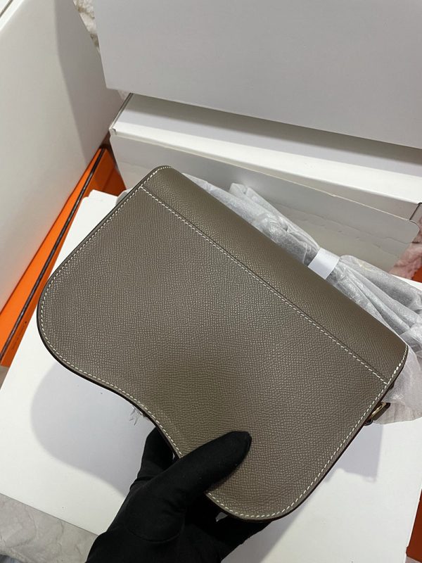 HERMES エルメス デッラ・カヴァッレリア エトゥープ ヴォーエプソン ゴールド金具 2513492 デッラカヴァッレリア 定価 - 画像 (5)