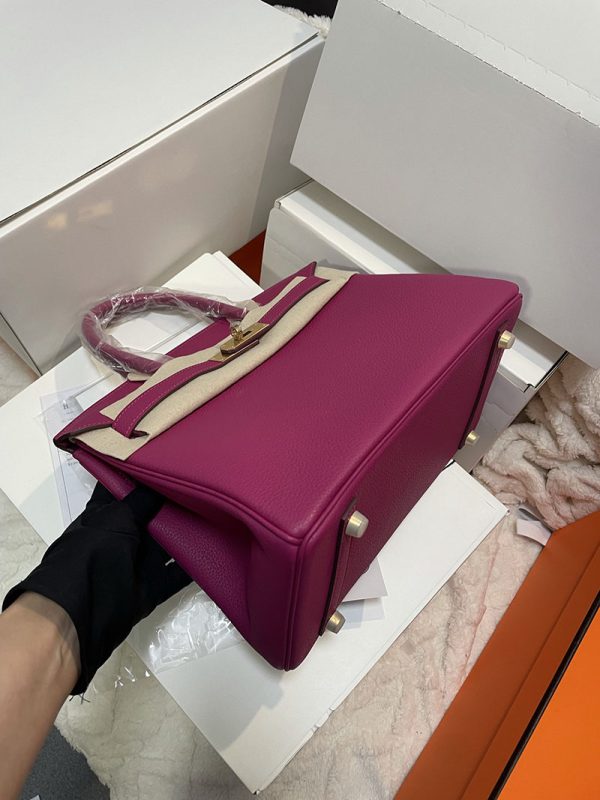 エルメス HERMES バーキン30 ローズパープル トゴ ゴールド金具 2513506 ブランドバッグ セール 公式 - 画像 (6)