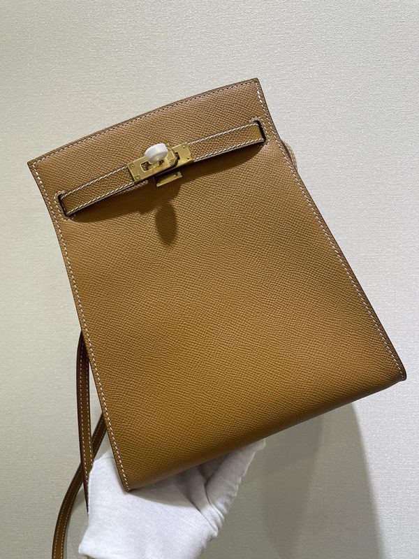 エルメス HERMES ケリースポーツ KELLY SPORT ゴールド ヴォーエプソン ゴールド金具 2513559 ケリースポーツ 定価 - 画像 (9)