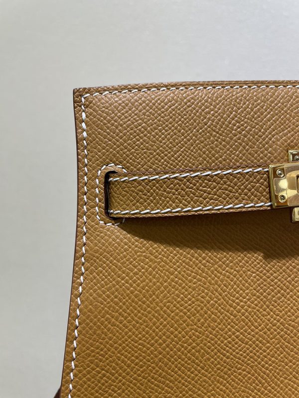 エルメス HERMES ケリースポーツ KELLY SPORT ゴールド ヴォーエプソン ゴールド金具 2513559 ケリースポーツ 定価 - 画像 (8)