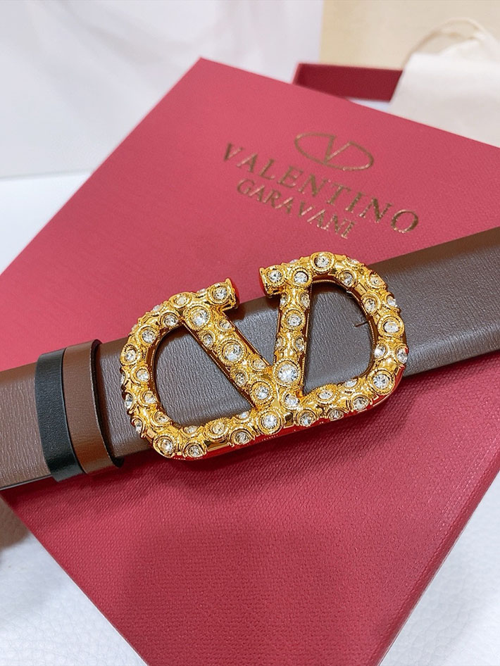 最高級ヴァレンティノスーパーコピー ヴァレンティノベルトコピー ベルト おしゃれ レディース ブランド 2515717 ブラック/ブラウン ゴールド金具 - 画像 (5)
