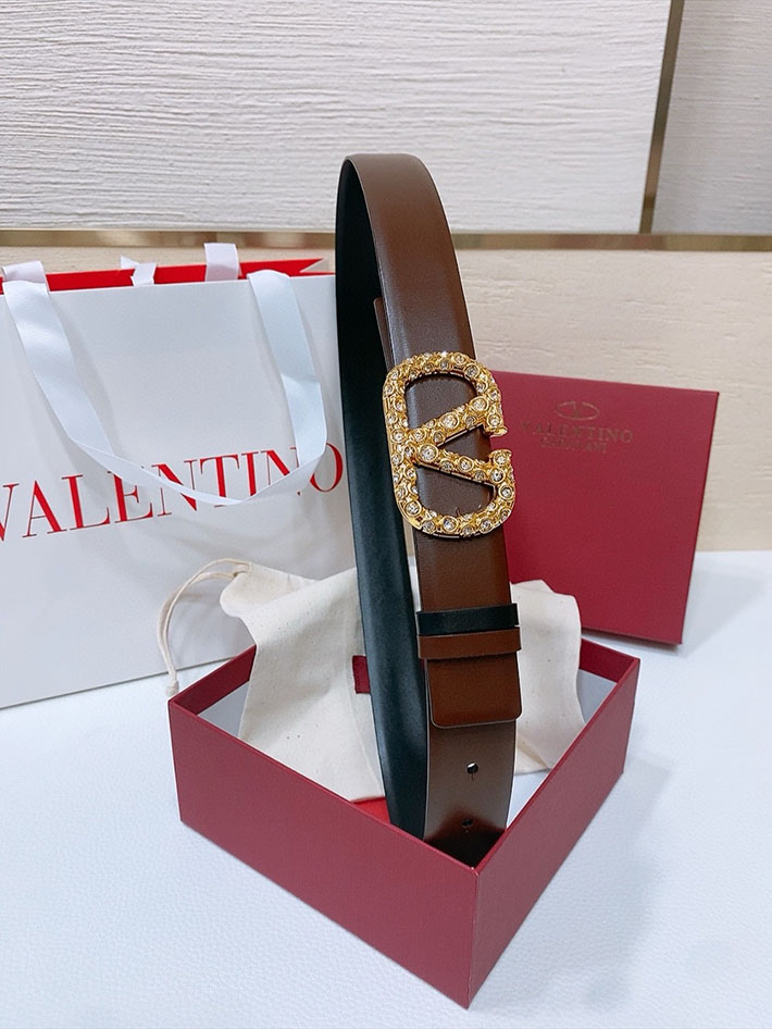 最高級ヴァレンティノスーパーコピー ヴァレンティノベルトコピー ベルト おしゃれ レディース ブランド 2515717 ブラック/ブラウン ゴールド金具 - 画像 (4)