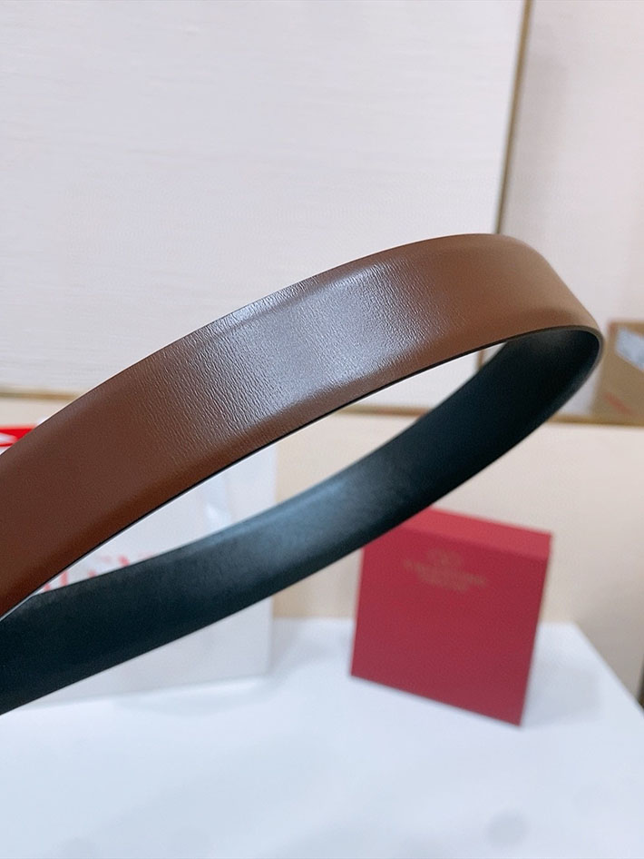 最高級ヴァレンティノスーパーコピー ヴァレンティノベルトコピー ベルト おしゃれ レディース ブランド 2515717 ブラック/ブラウン ゴールド金具 - 画像 (3)