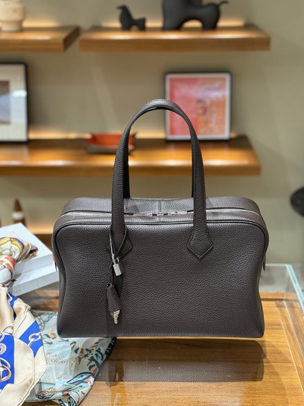 エルメス プリュム 35 HERMES ハンドバッグ エベンヌ トリヨンクレマンス シルバー金具 2513792 ブランドバッグ 人気ランキング - 画像 (6)