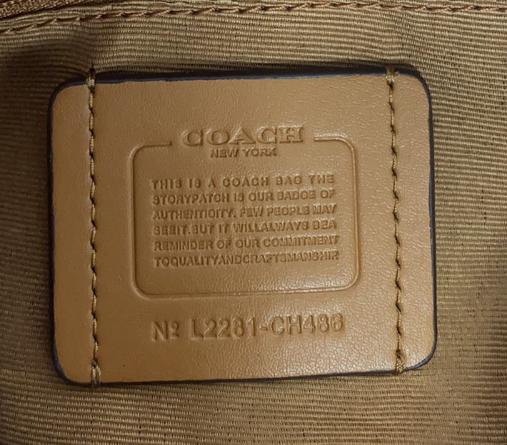 コーチ ローアン サッチェル・ブロックド シグネチャー キャンバス CH486 IMXDM サンド/チョーク ゴールド金具 コーチ ボストンバッグ アウトレット - 画像 (2)