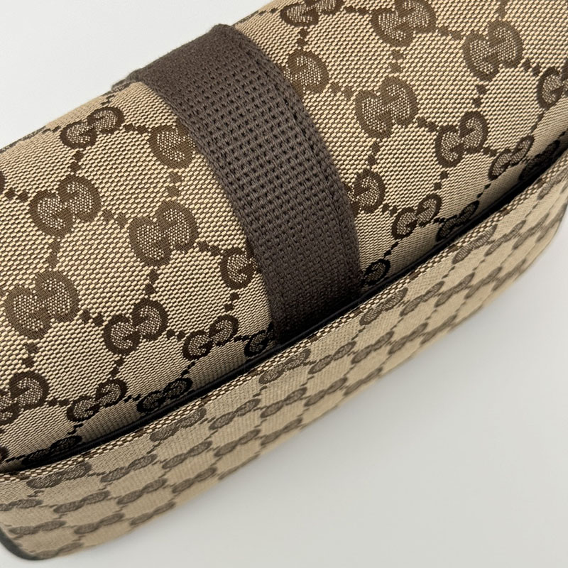 グッチ バッグ 新作 GUCCI GG ミニ クロスボディバッグ 802100 FADUS 9857 ベージュ/ブラウン グッチ ミニバッグ メンズ - 画像 (4)