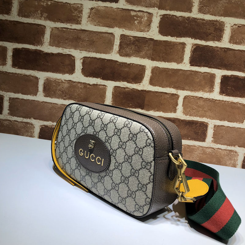グッチ バッグ 新作 GUCCI ネオ ヴィンテージ GGスプリーム メッセンジャーバッグ 476466 K9GVT 8856 ベージュ/ブラウン グッチ ミニバッグ メンズ - 画像 (9)