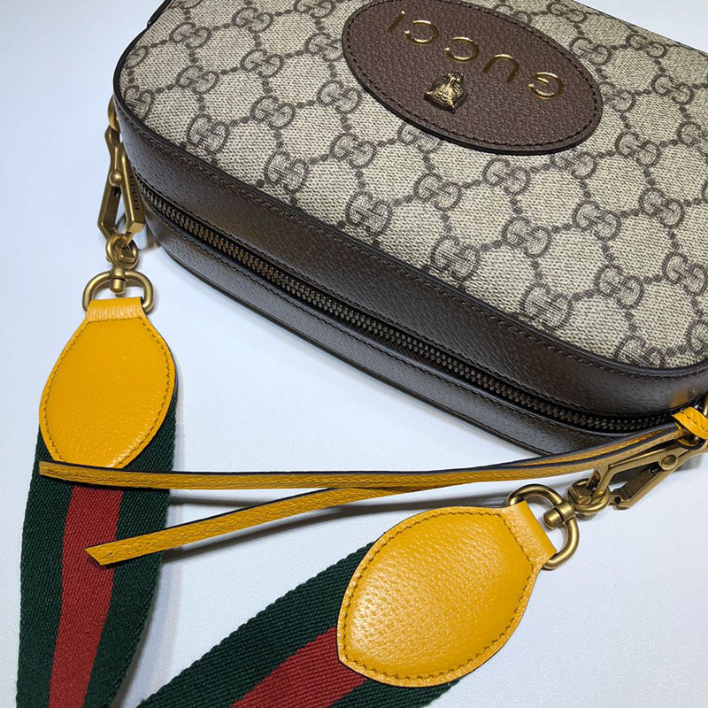 グッチ バッグ 新作 GUCCI ネオ ヴィンテージ GGスプリーム メッセンジャーバッグ 476466 K9GVT 8856 ベージュ/ブラウン グッチ ミニバッグ メンズ - 画像 (3)