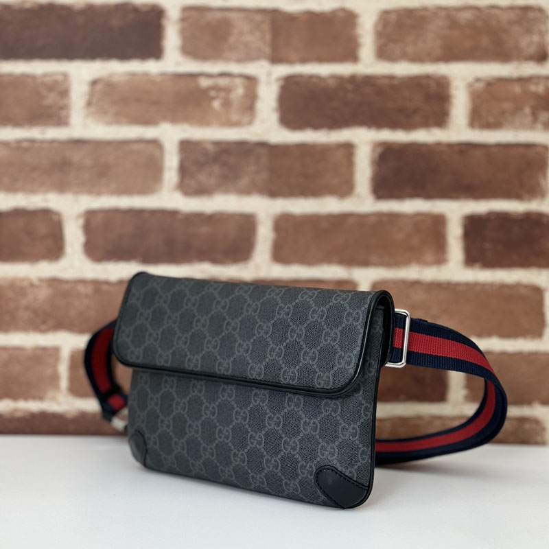 グッチ バッグ 新作 GUCCI GG ベルトバッグ 792091 FADJA 1042 ブラック グッチ ボディバッグ メンズ - 画像 (6)