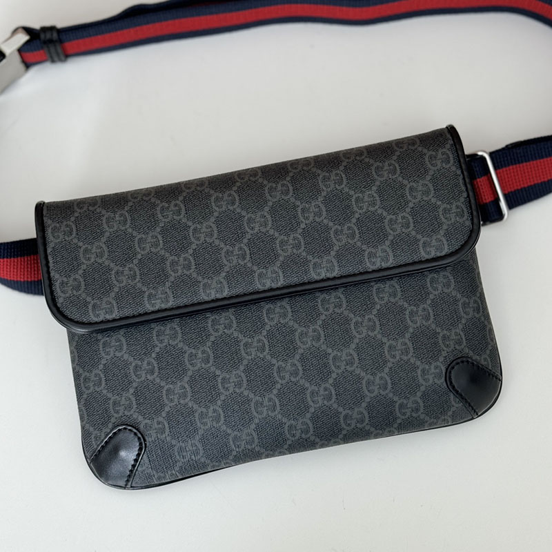 グッチ バッグ 新作 GUCCI GG ベルトバッグ 792091 FADJA 1042 ブラック グッチ ボディバッグ メンズ - 画像 (4)