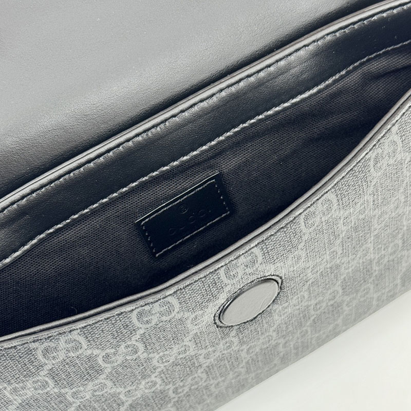 グッチ バッグ 新作 GUCCI GG ベルトバッグ 792091 FADJA 1042 ブラック グッチ ボディバッグ メンズ - 画像 (2)