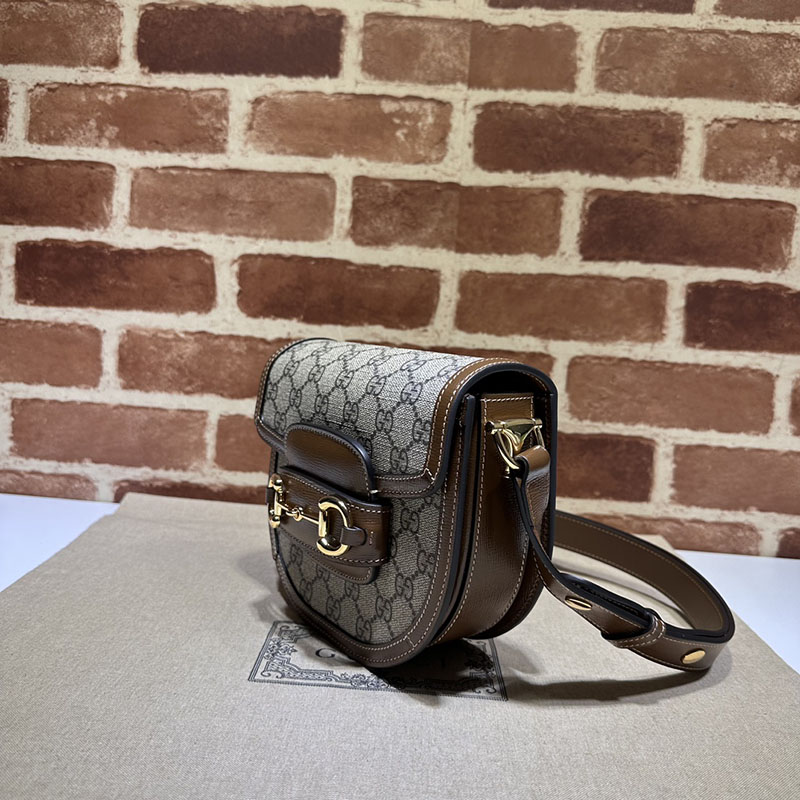 グッチ バッグ 新作 GUCCI グッチ ホースビット 1955 ミニ ラウンドバッグ 760191 92TCG 8563 ベージュ/ブラウン 激安 ブランド 通販 - 画像 (9)
