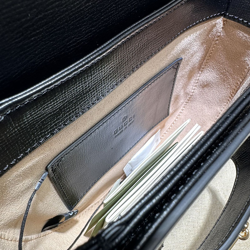 グッチ バッグ 新作 GUCCI グッチ ホースビット 1955 ミニ ラウンドバッグ 760191 1AAQD 1000 ブラック 激安 ブランド 通販 - 画像 (2)