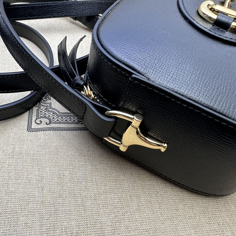 グッチ バッグ 新作 GUCCI グッチ ホースビット 1955 ミニ ショルダーバッグ 760196 1AAQD 1000 ブラック 有名ブランド激安セール - 画像 (5)