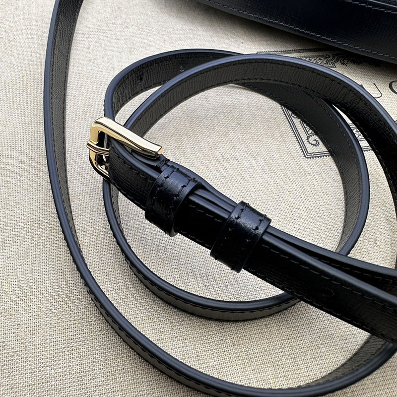 グッチ バッグ 新作 GUCCI グッチ ホースビット 1955 ミニ ショルダーバッグ 760196 1AAQD 1000 ブラック 有名ブランド激安セール - 画像 (4)