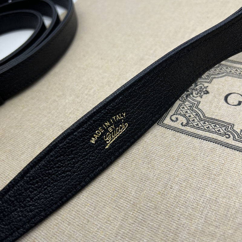 グッチ バッグ 新作 GUCCI アフロディーテ ミディアム レザー 2WAYハンドバッグ 735106 AAA9F 1000 ブラック レザー タッチ スクエア ショルダー バッグ - 画像 (3)