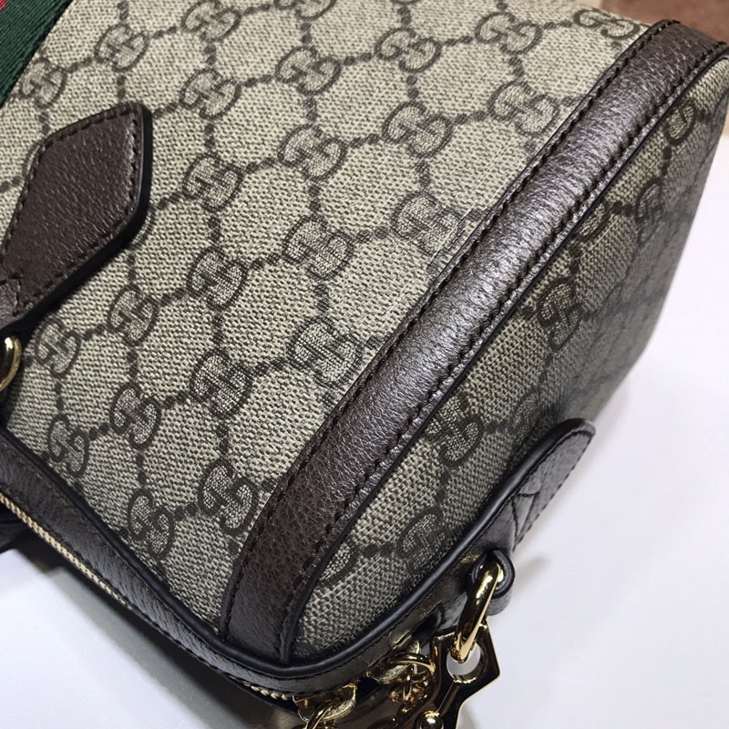 グッチ バッグ 新作 GUCCI オフィディア GGスプリーム 2WAYハンドバッグ 524532 K05NB 8745 ベージュ/ブラウン 海外 旅行 機内 持ち込み バッグ おすすめ - 画像 (5)