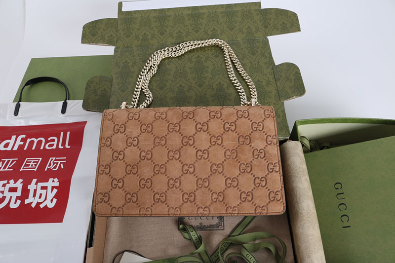 グッチ バッグ 未使用品 GUCCI DIONYSUS SMALL SHOULDER BAG 818145 AAEG4 2118 ブラウン 芸能人 愛用バッグ - 画像 (9)