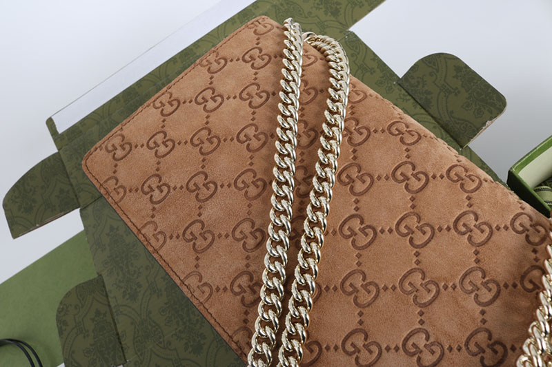 グッチ バッグ 未使用品 GUCCI DIONYSUS SMALL SHOULDER BAG 818145 AAEG4 2118 ブラウン 芸能人 愛用バッグ - 画像 (4)