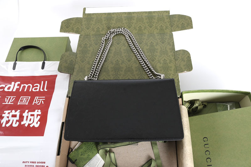 グッチ バッグ 未使用品 GUCCI DIONYSUS SMALL SHOULDER BAG 795005 0AAA6 1000 ブラック 芸能人 愛用バッグ - 画像 (9)