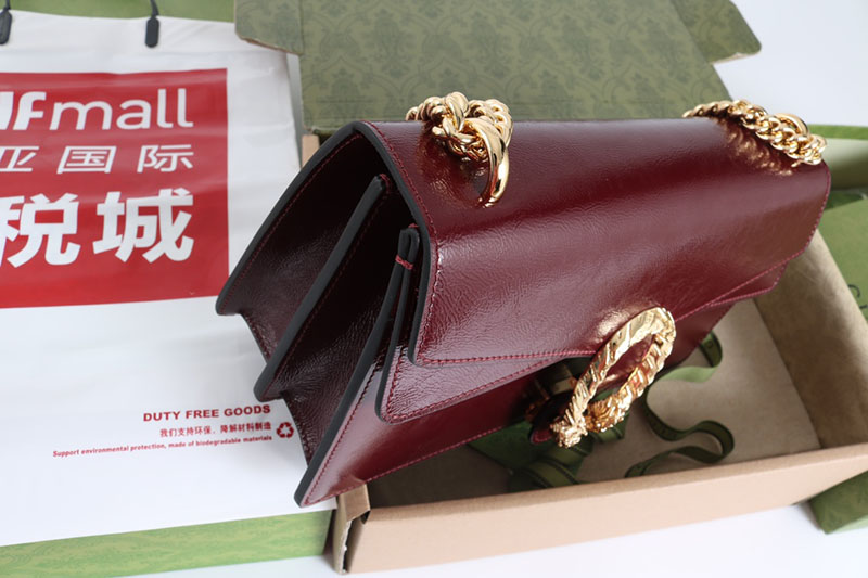 グッチ バッグ 未使用品 GUCCI DIONYSUS SMALL SHOULDER BAG 795005 0AAA8 6207 ロッソ アンコーラ 芸能人 愛用バッグ - 画像 (7)