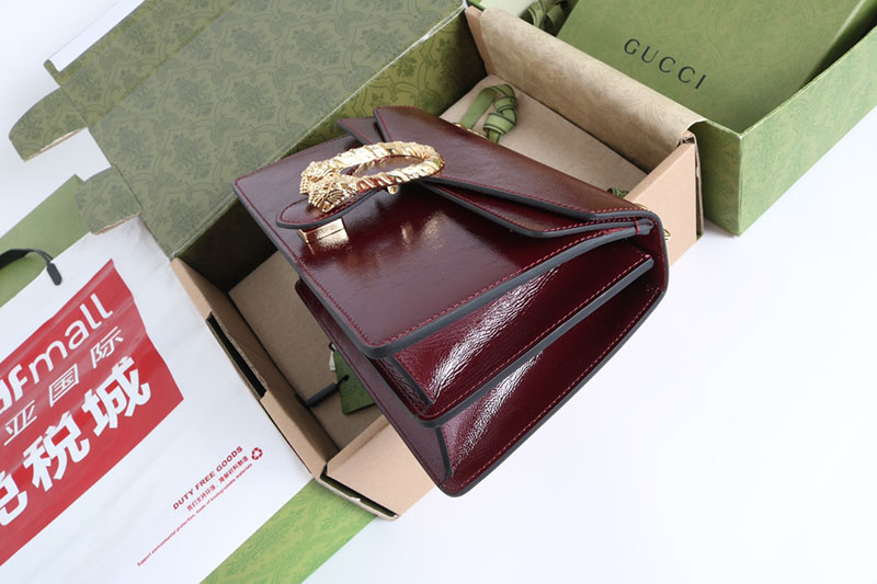 グッチ バッグ 未使用品 GUCCI DIONYSUS SMALL SHOULDER BAG 795005 0AAA8 6207 ロッソ アンコーラ 芸能人 愛用バッグ - 画像 (5)