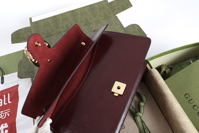 グッチ バッグ 未使用品 GUCCI DIONYSUS SMALL SHOULDER BAG 795005 0AAA8 6207 ロッソ アンコーラ 芸能人 愛用バッグ - 画像 (4)