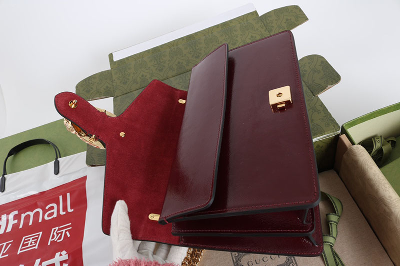 グッチ バッグ 未使用品 GUCCI DIONYSUS SMALL SHOULDER BAG 795005 0AAA8 6207 ロッソ アンコーラ 芸能人 愛用バッグ - 画像 (3)