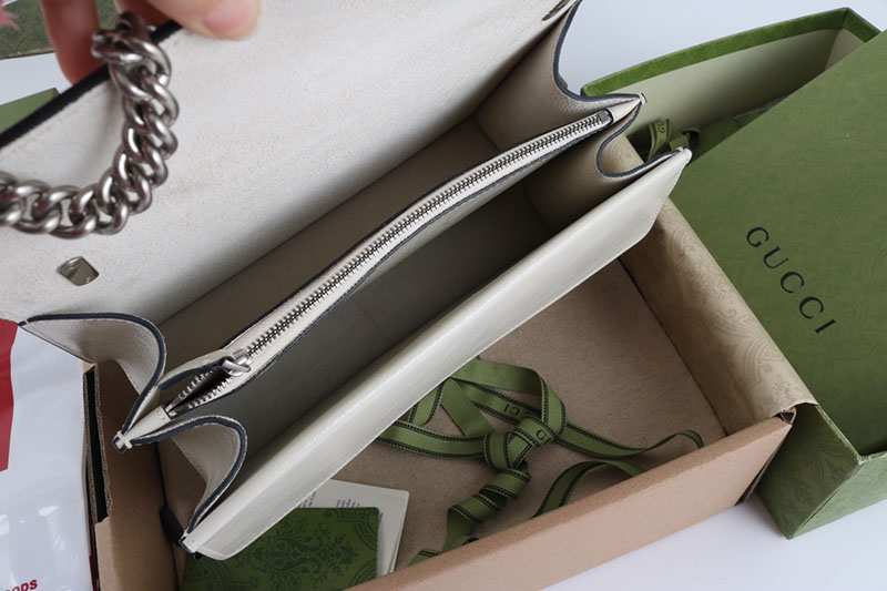 グッチ バッグ 未使用品 GUCCI DIONYSUS SMALL SHOULDER BAG 795005 0AAA6 1712 ホワイト 芸能人 愛用バッグ - 画像 (5)