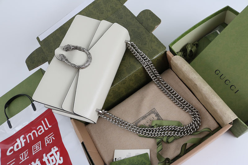 グッチ バッグ 未使用品 GUCCI DIONYSUS SMALL SHOULDER BAG 795005 0AAA6 1712 ホワイト 芸能人 愛用バッグ - 画像 (2)