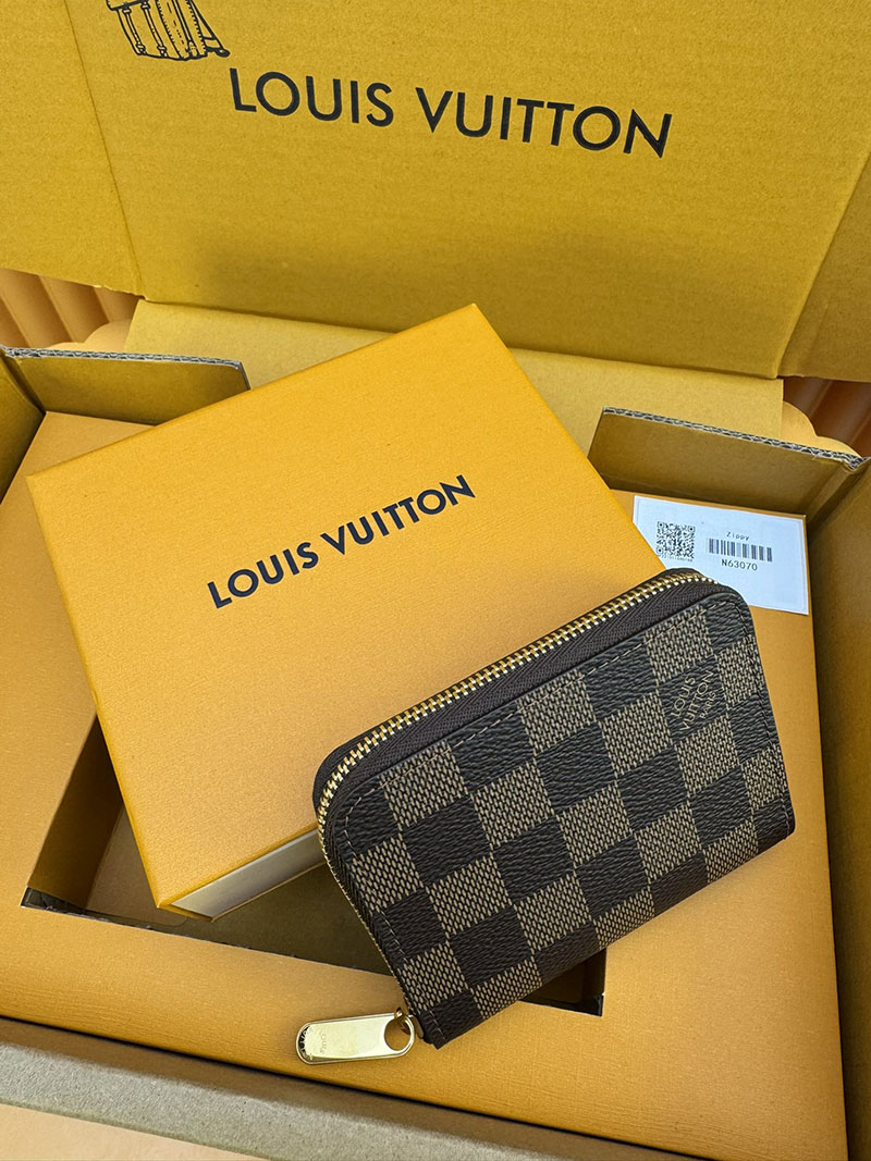 lv 財布 ルイヴィトン ジッピー・コイン パース N63070 RFID ダミエ ブラウン ヴィトン小銭入れランキング - 画像 (7)