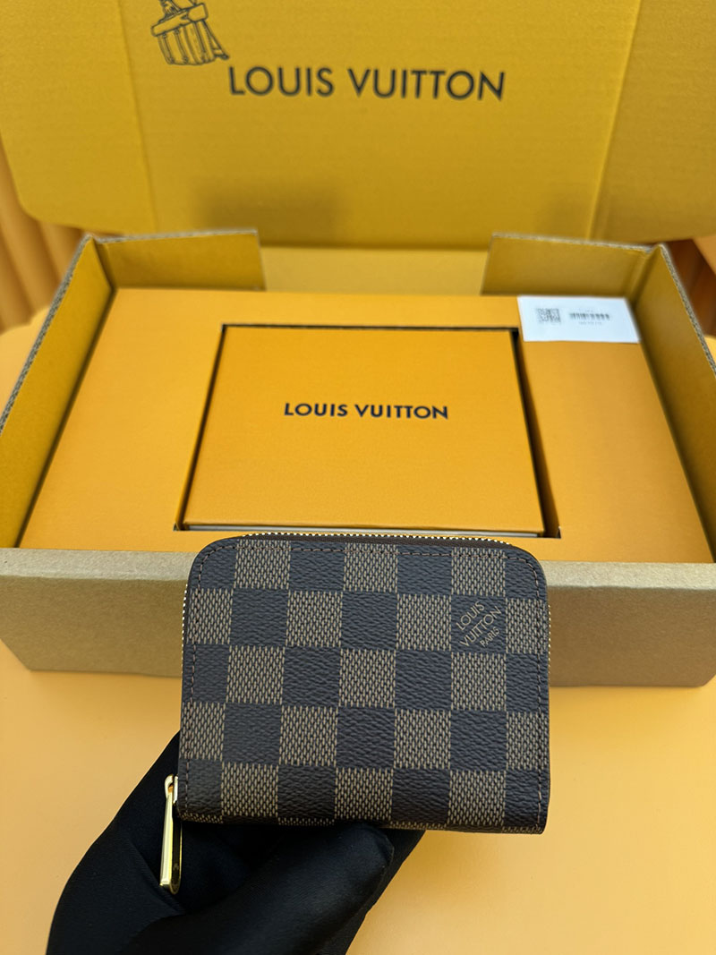 lv 財布 ルイヴィトン ジッピー・コイン パース N63070 RFID ダミエ ブラウン ヴィトン小銭入れランキング - 画像 (6)