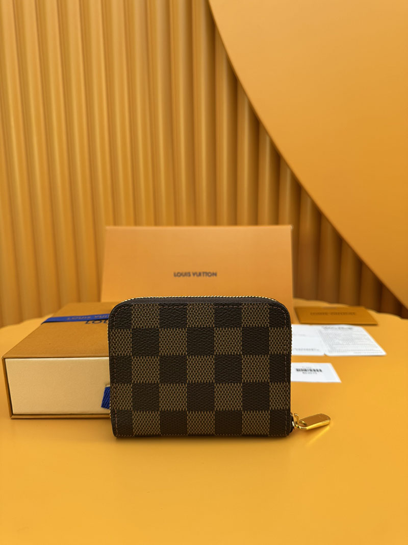 lv 財布 ルイヴィトン ジッピー・コイン パース N63070 RFID ダミエ ブラウン ヴィトン小銭入れランキング - 画像 (2)