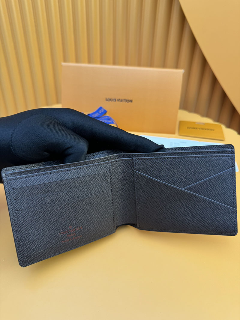 並行輸入品 ルイヴィトン ポルトフォイユ・ミュルティプル N60895 RFID モノグラム・キャンバス ブラウン 財布 メンズ 二つ折り 小銭入れあり - 画像 (5)