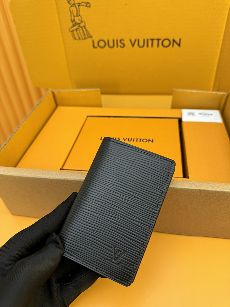 並行輸入品 ルイヴィトン カードケース オーガナイザー・ドゥ ポッシュ M60642 RFID エピ・レザー ブラック カードケース 財布代わり 小銭 - 画像 (7)