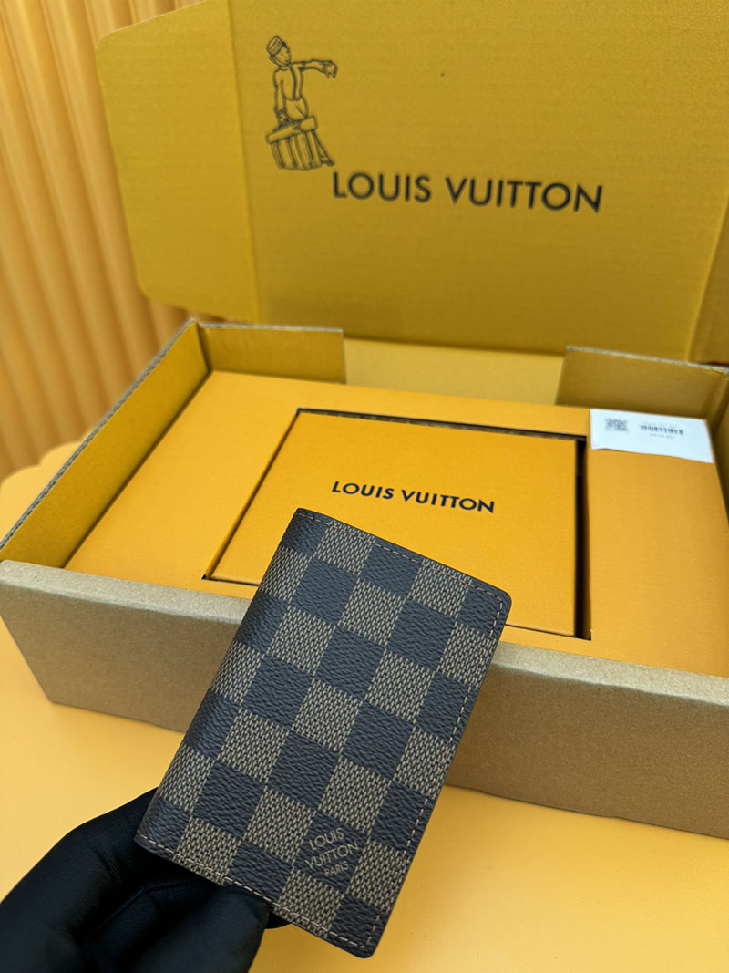 並行輸入品 ルイヴィトン カードケース オーガナイザー・ドゥ ポッシュ N63145 RFID ダミエ エベヌ カードケース 財布代わり メンズ - 画像 (8)