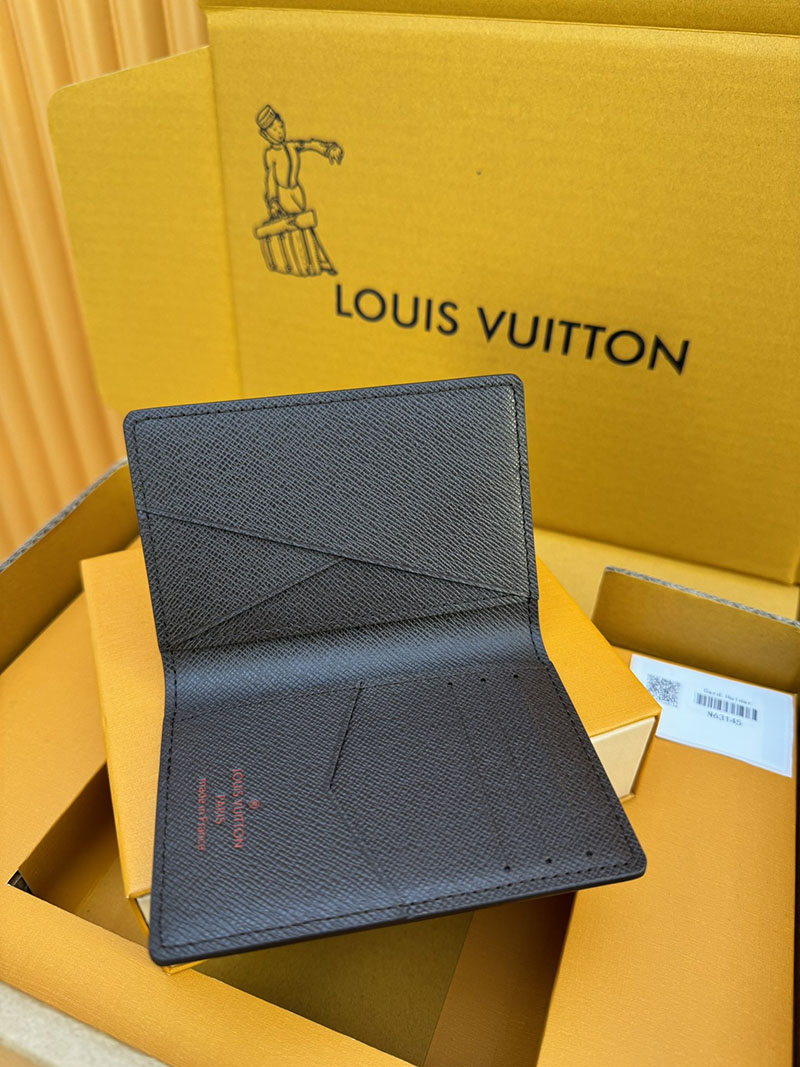 並行輸入品 ルイヴィトン カードケース オーガナイザー・ドゥ ポッシュ N63145 RFID ダミエ エベヌ カードケース 財布代わり メンズ - 画像 (3)