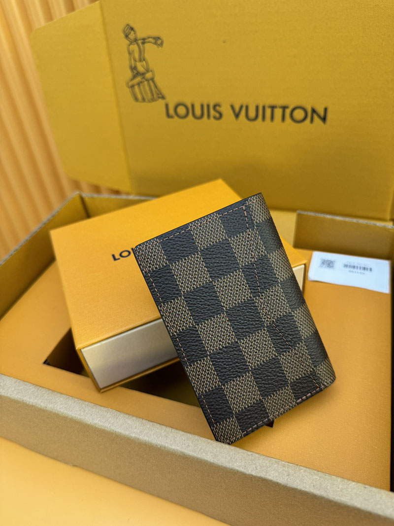 並行輸入品 ルイヴィトン カードケース オーガナイザー・ドゥ ポッシュ N63145 RFID ダミエ エベヌ カードケース 財布代わり メンズ - 画像 (2)