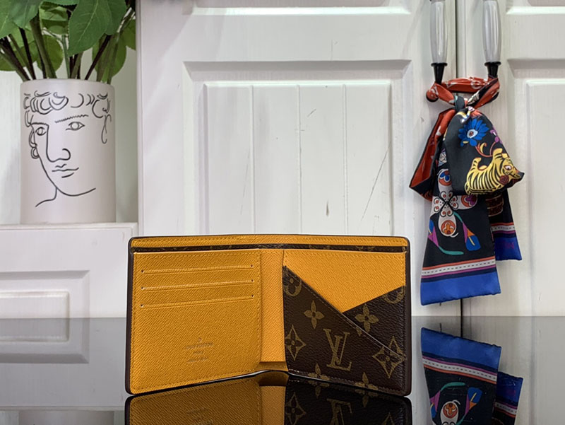 ルイヴィトン ポルトフォイユ・ミュルティプル サフラン イエロー M12837 モノグラム ルイヴィトン 財布 人気ランキング - 画像 (2)
