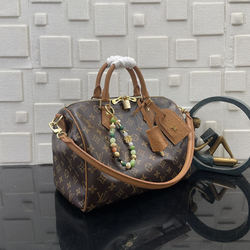 ルイヴィトン スピーディ・バンドリエール 30 ブラウン N87212 モノグラム ゴールド金具 ルイヴィトン モノグラム バッグ 人気 - 画像 (9)