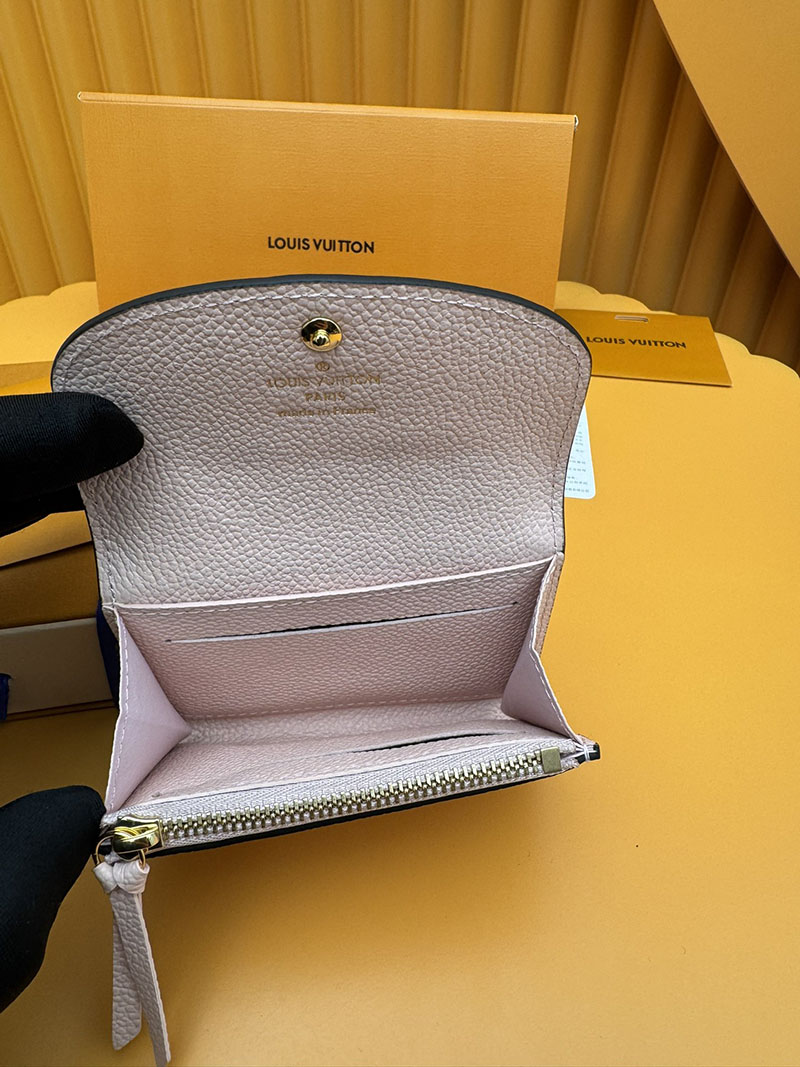 激安サイト ルイヴィトン ポルトモネ・ロザリ M81520 RFID モノグラム ローズプードル ブランド財布激安 本物 - 画像 (5)