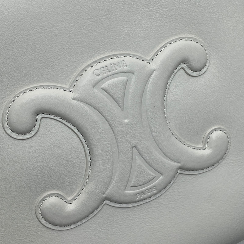 最高級セリーヌスーパーコピー セリーヌバッグコピー スモール カバ ドローストリング キュイル トリオンフ 111013ENY.01BC ホワイト セリーヌ トートバッグ ミニ - 画像 (4)