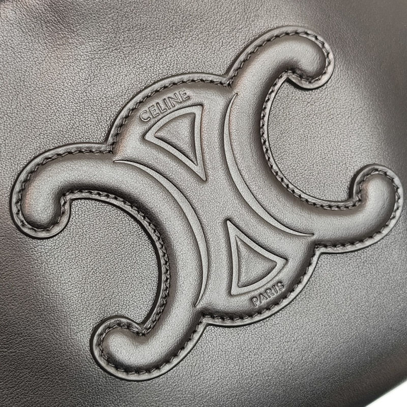 最高級セリーヌスーパーコピー セリーヌバッグコピー スモール カバ ドローストリング キュイル トリオンフ 111013ENY.38NO ブラック セリーヌ トートバッグ ミニ - 画像 (6)