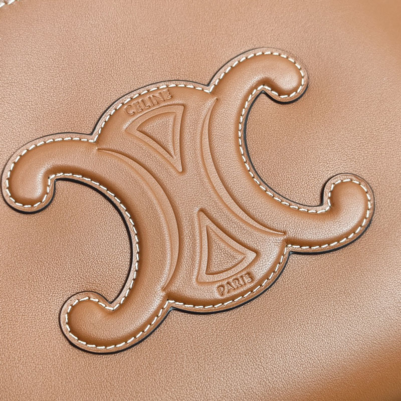 最高級セリーヌスーパーコピー セリーヌバッグコピー スモール カバ ドローストリング キュイル トリオンフ 111013ENY.04LU タン セリーヌ トートバッグ ミニ - 画像 (4)