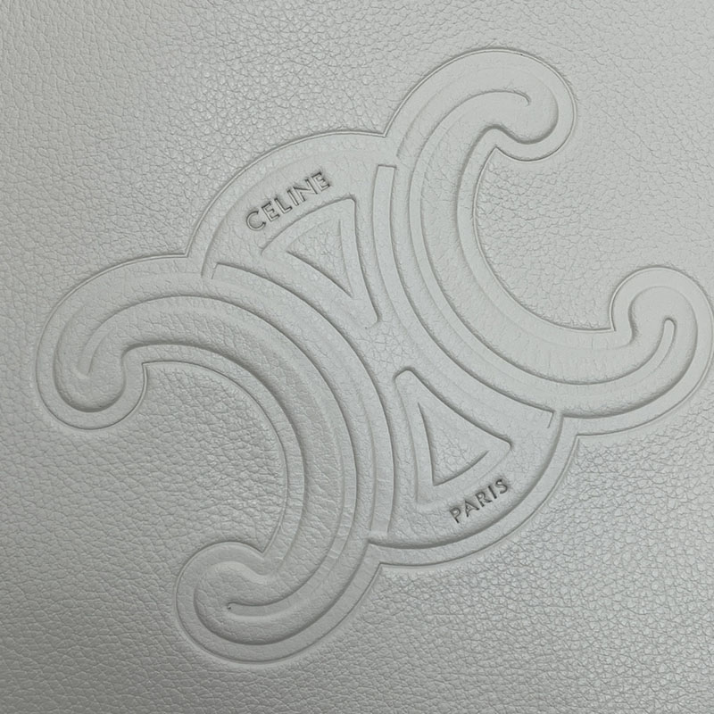 最高級セリーヌスーパーコピー セリーヌバッグコピー スモール エロイズ キュイル トリオンフ バッグ 117253FLH.00WC ホワイトコットン セリーヌ ホーボーバッグ 新作 2025 - 画像 (5)